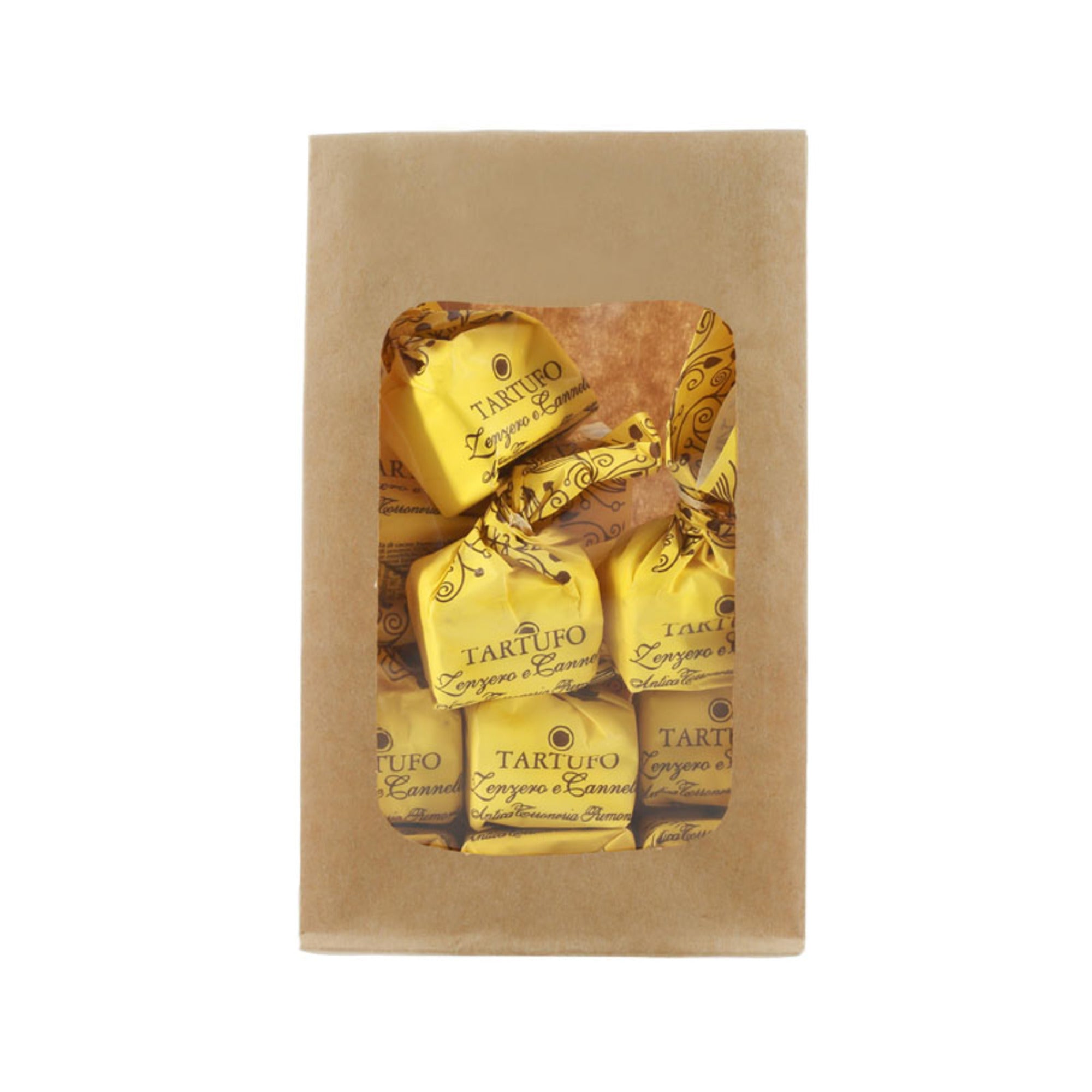 Antica Torroneria Piemontese tuete tartufi dolci ingwer und zimt