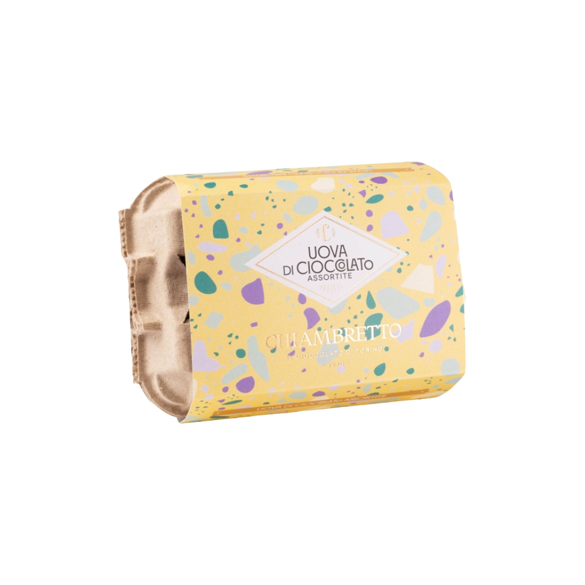 Schokoladeneier in Gelb - 3 Genussorten Chiambretto