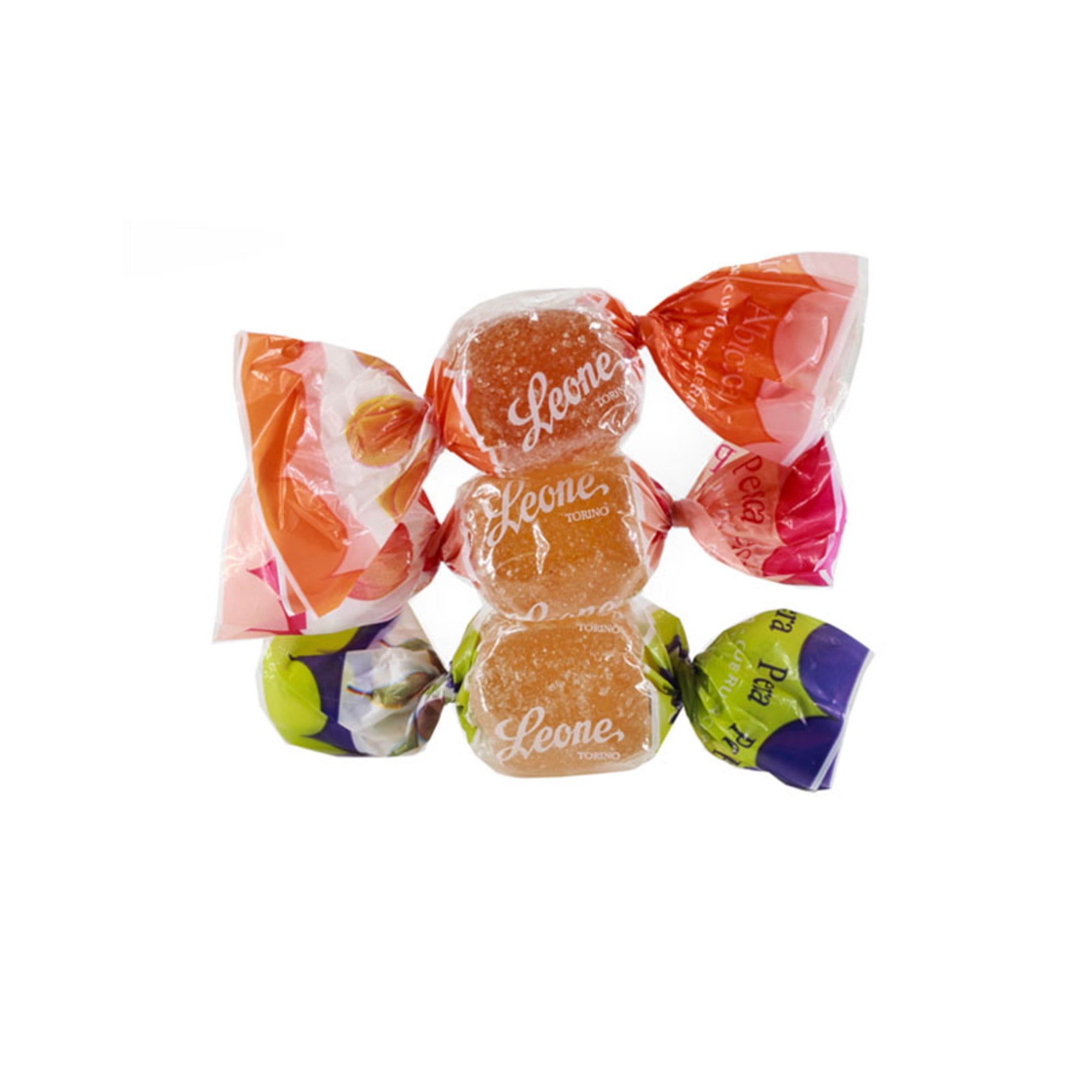 Leone Fruchtgeleebonbons Birne Aprikose und Pfirsich