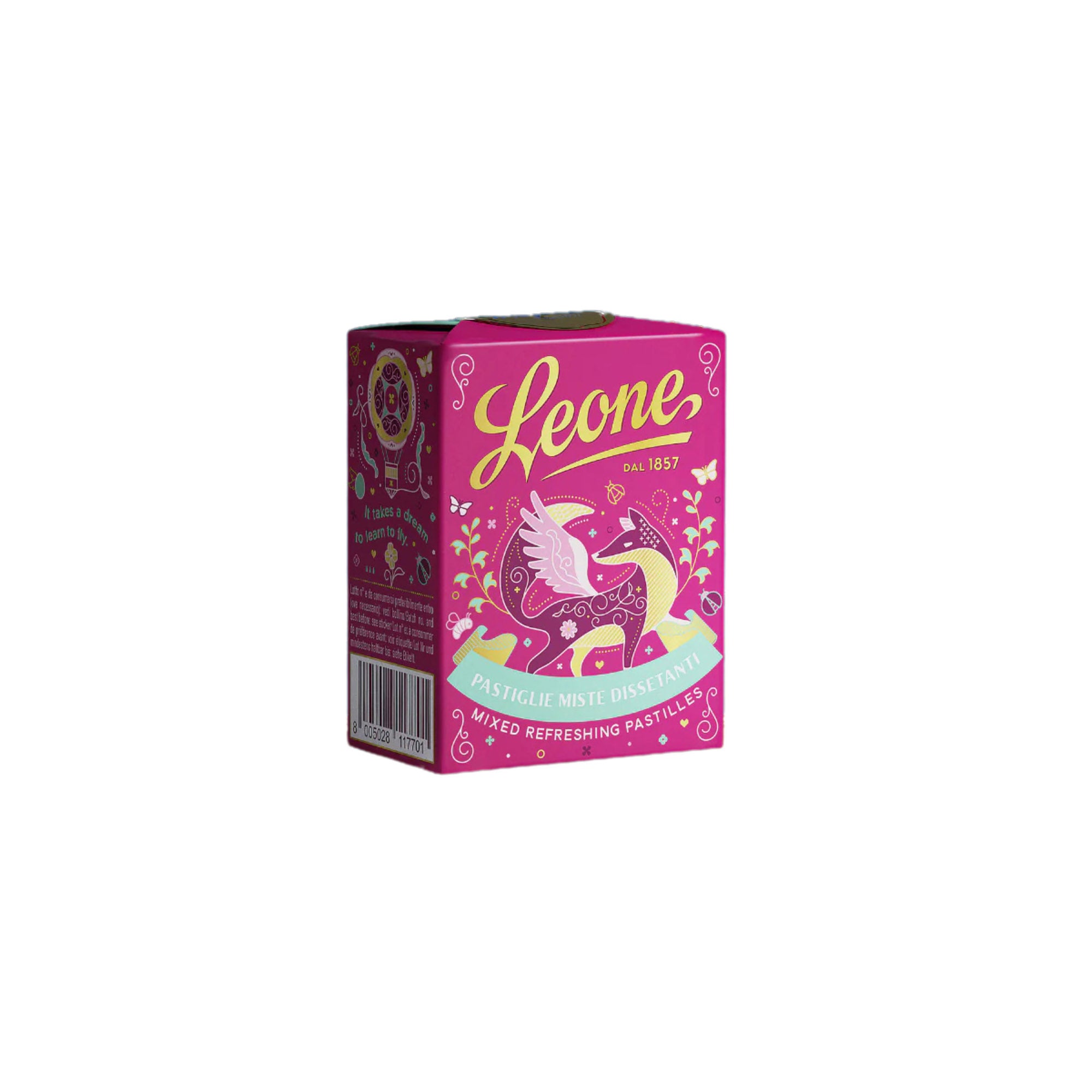 Pastiglie Leone kleine Geschichten vom Glück Fuchs mit gemischten Pastillen