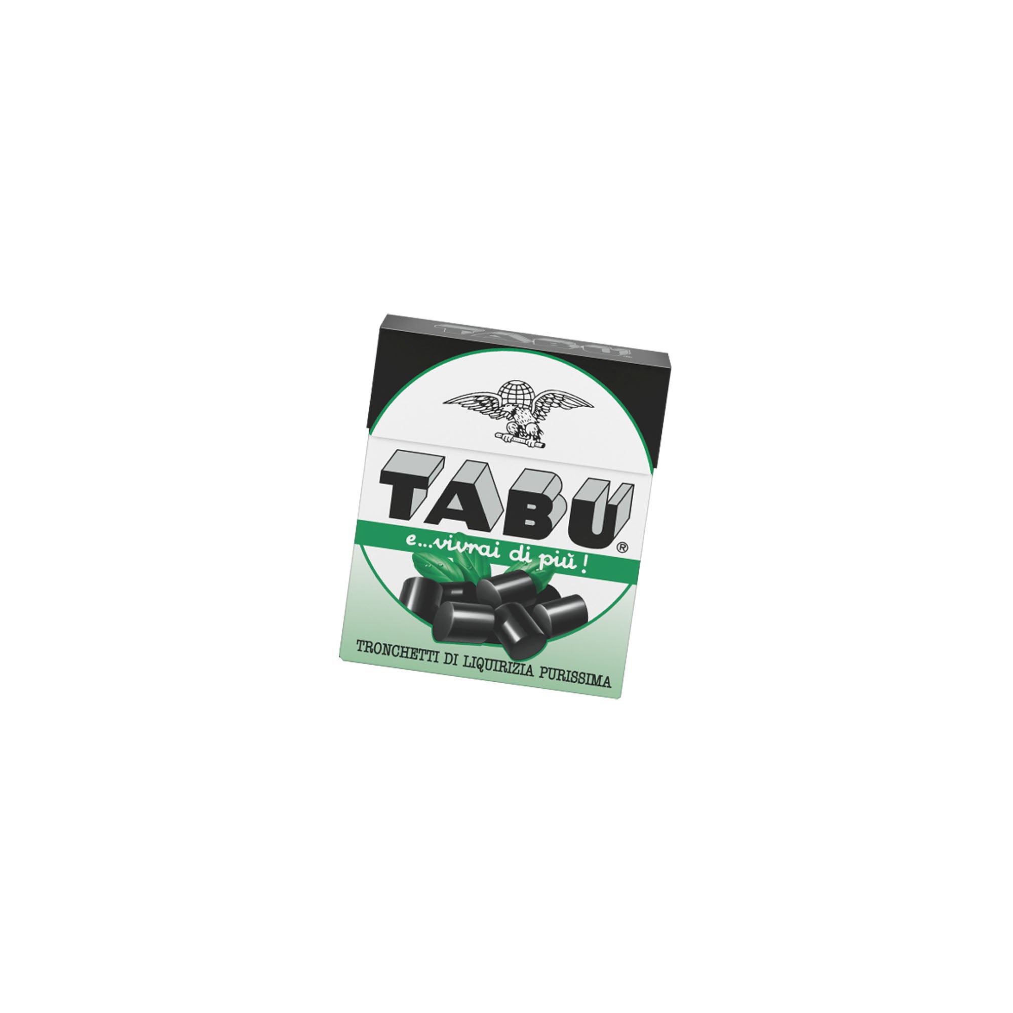 Tabu pure Lakritz aus Italien in Schachtel