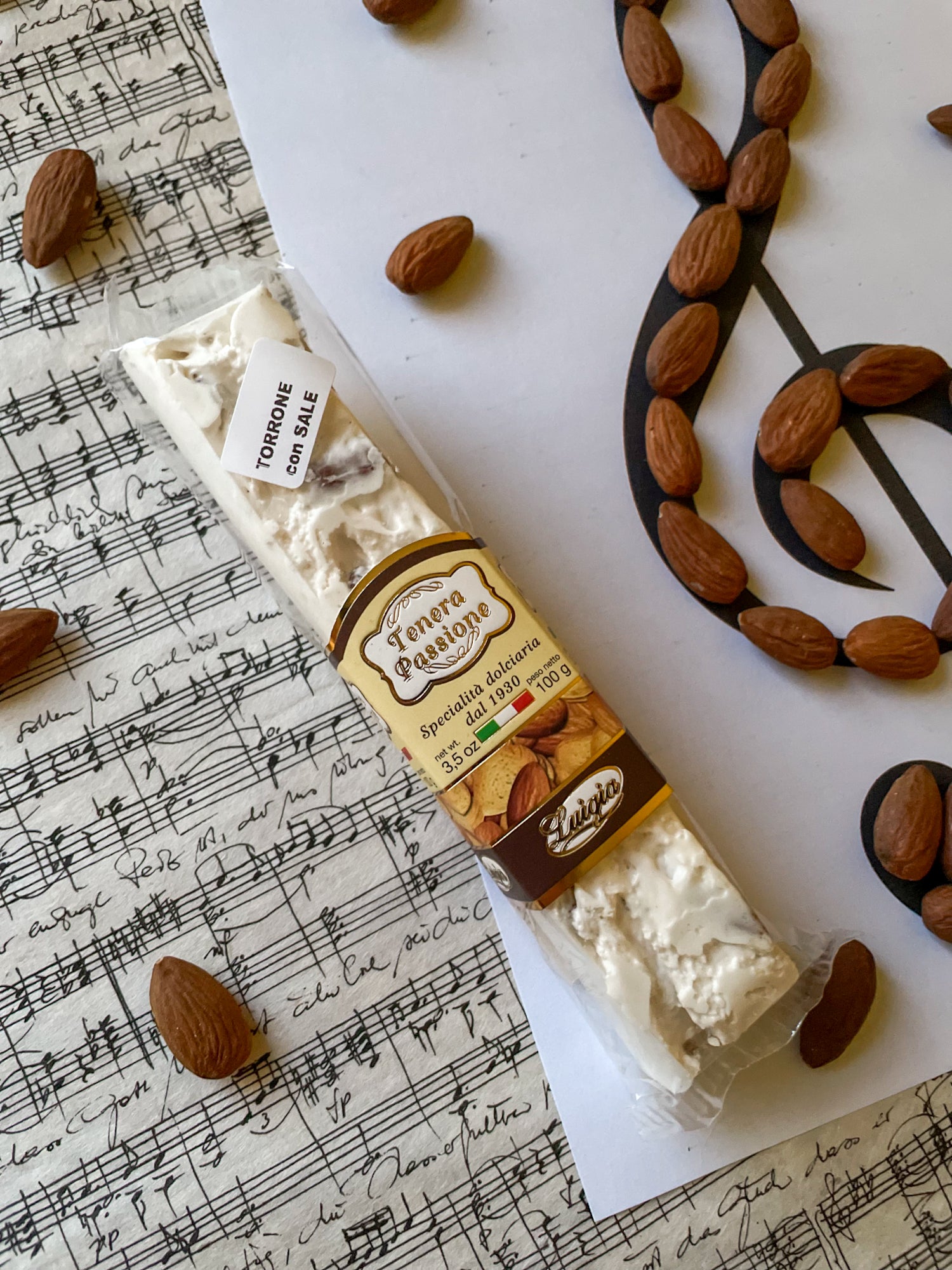 Weicher Torrone mit Salz