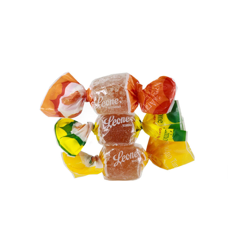 Weihnachtsdose Pastiglie Leone - mit Fruchtgeleebonbons