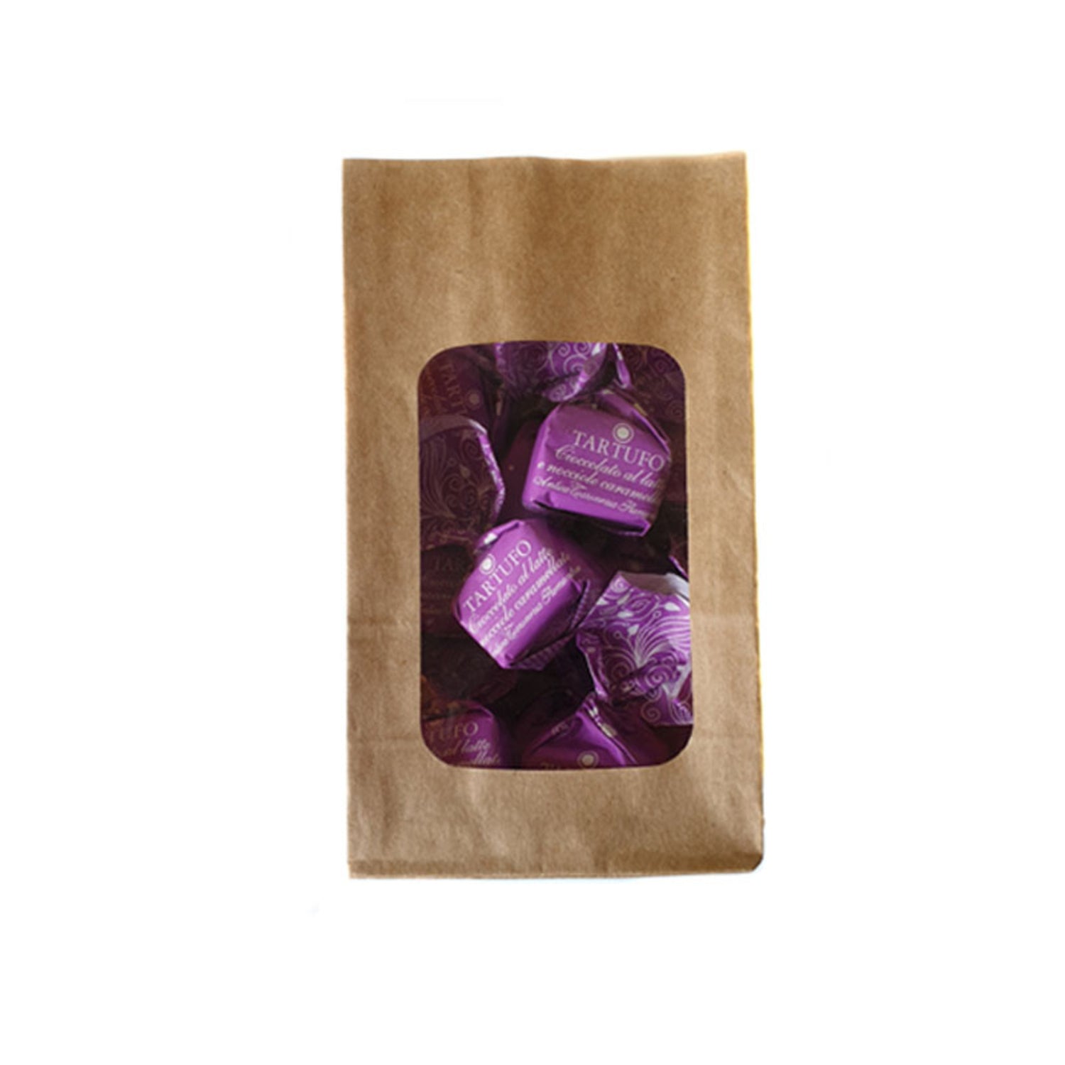 Antica Torroneria Piemontese Tüte Tartufi Vollmilchschokolade mit Haselnuessen