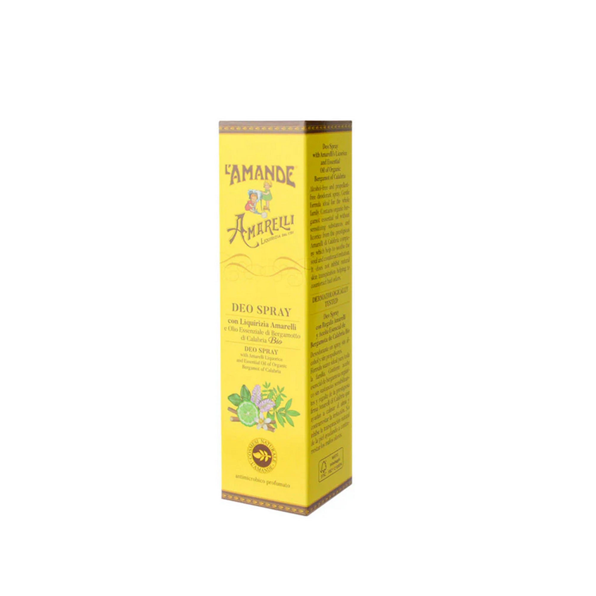 L´Amande Deo Spray mit Lakritz Amarelli