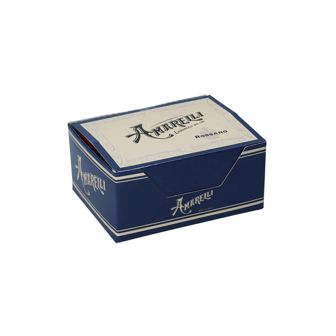 Amarelli Lakritz Display mit 4 Dosen Lakritzen a 20g
