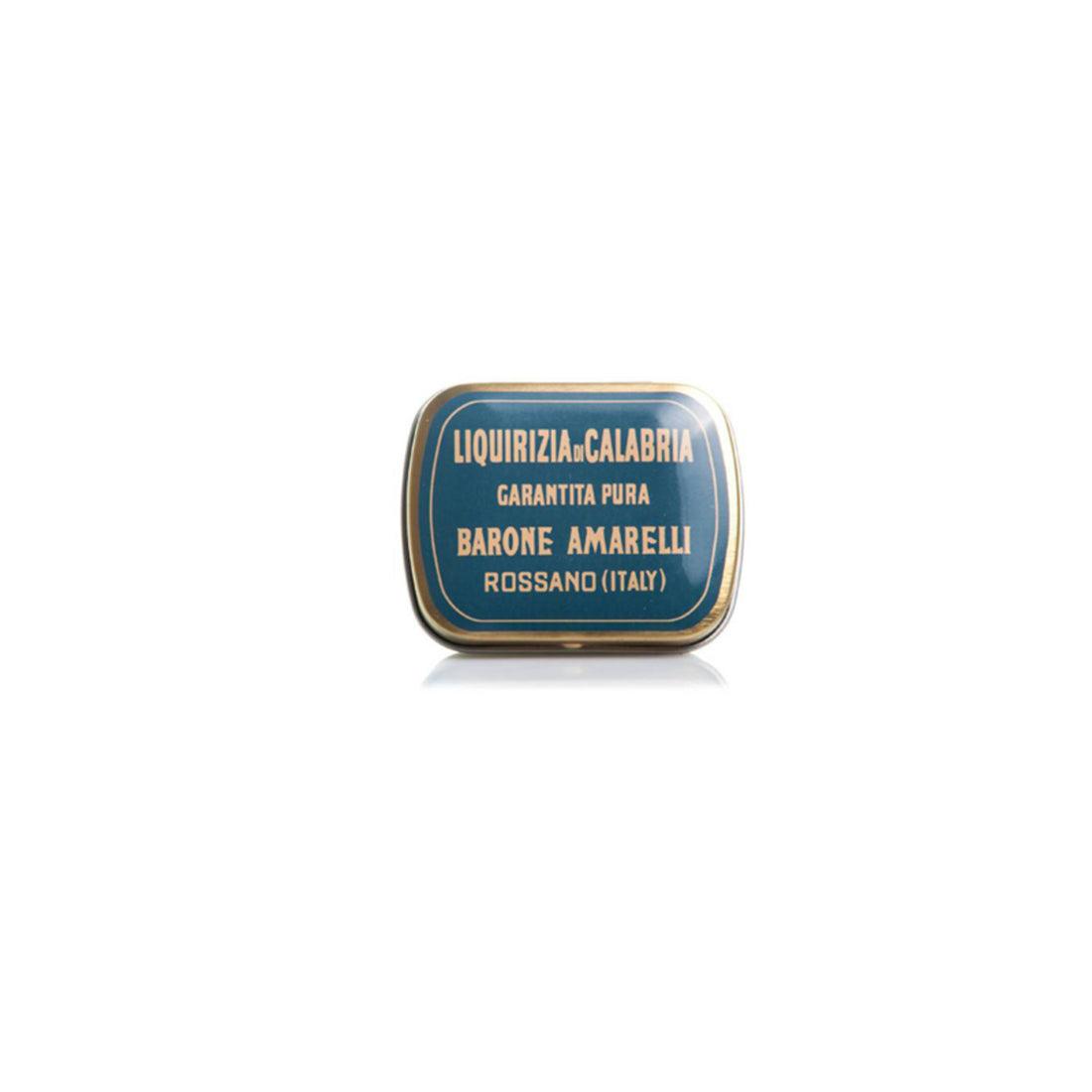 Amarelli Barone klassiche Dose 20g mit purem Lakritz