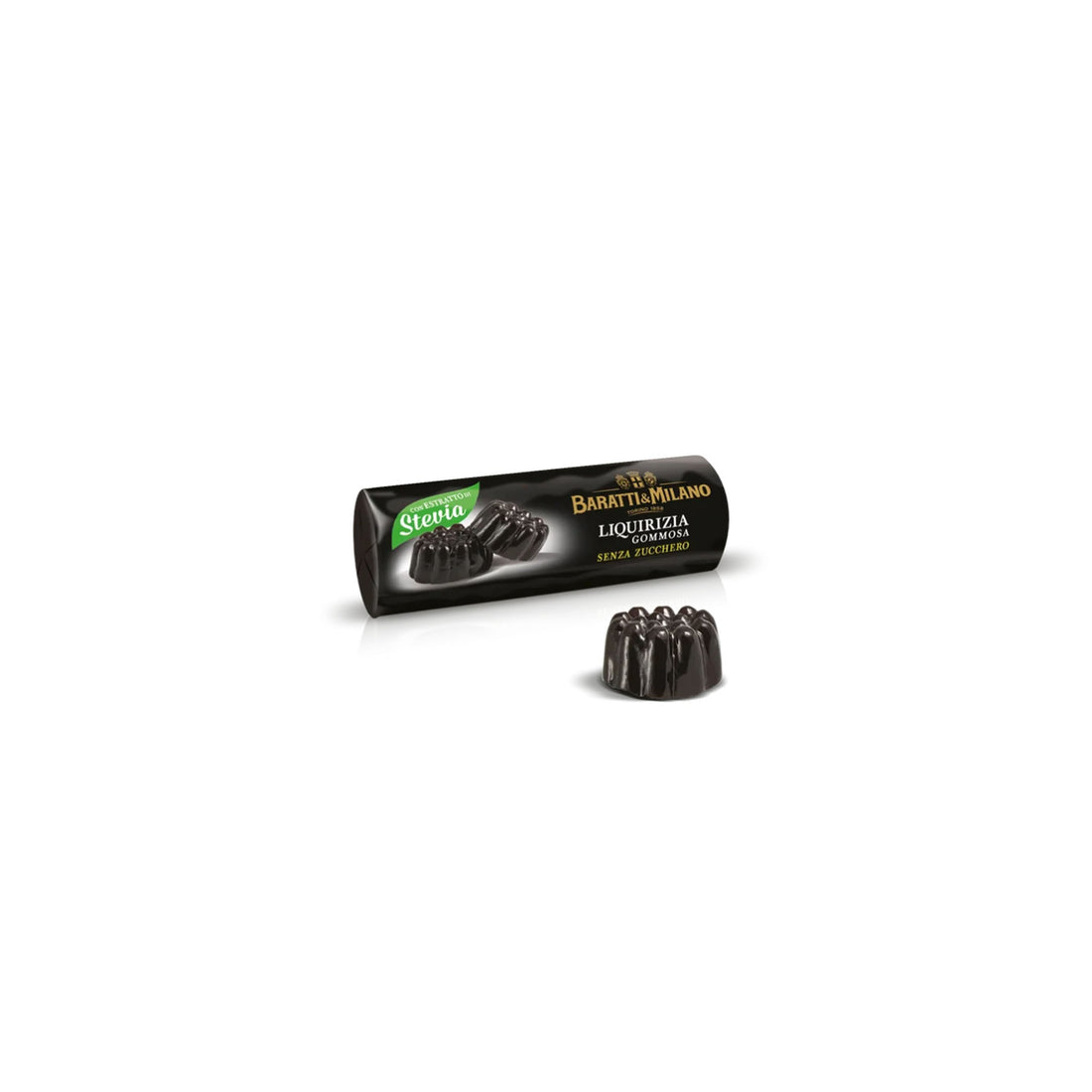 Baratti &amp; Milano weiche Lakritze ohne Zucker und mit Stevia