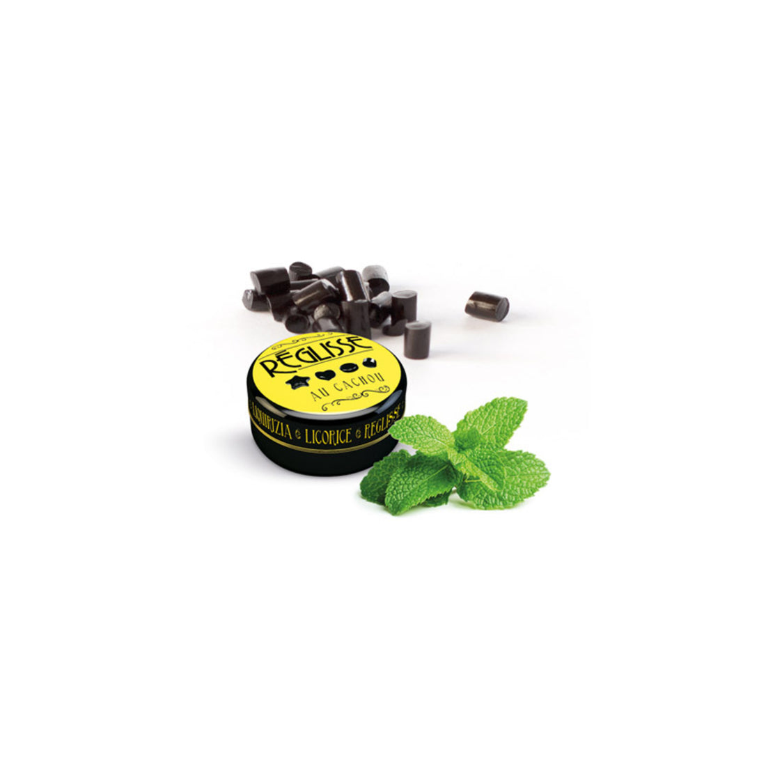 SIREA Cachou Lakritz mit Minze in kleiner Dose