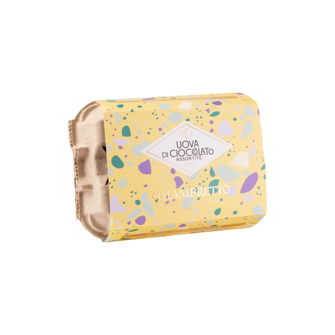 Schokoladeneier in Gelb - 3 Genussorten  Chiambretto