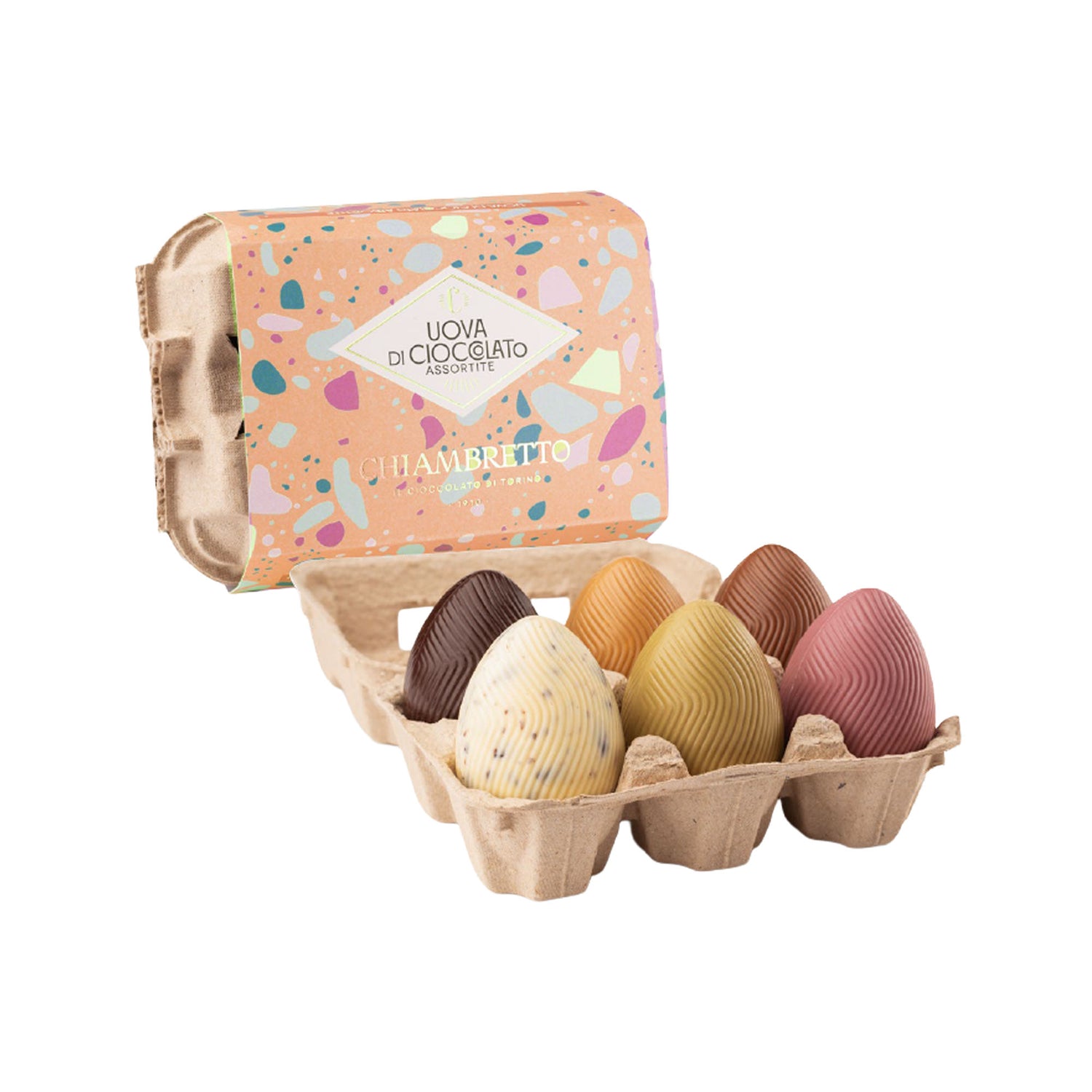 Schokoladeneier - 6 Genussorten Chiambretto