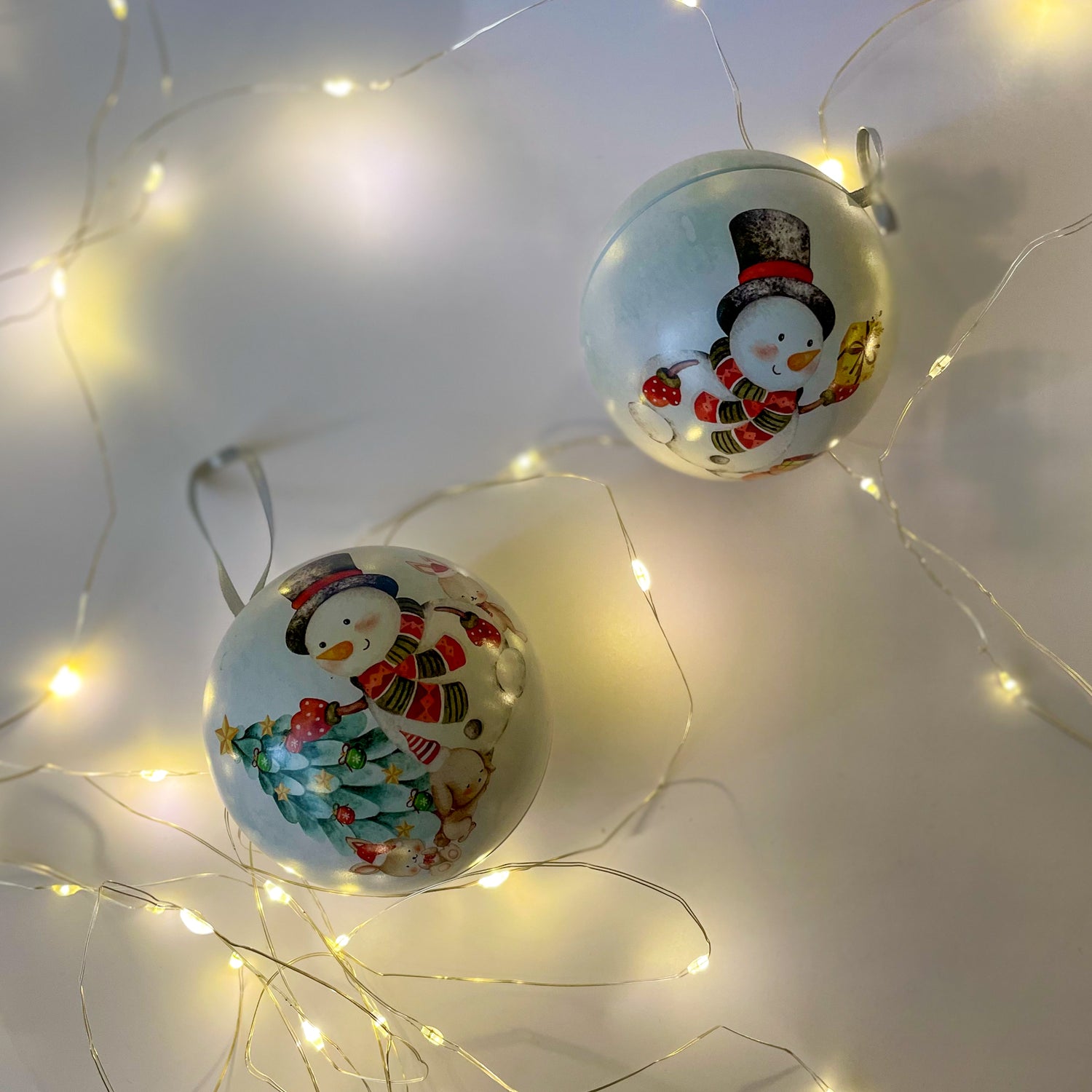 Weihnachtskugel mit Tartufini di Natale