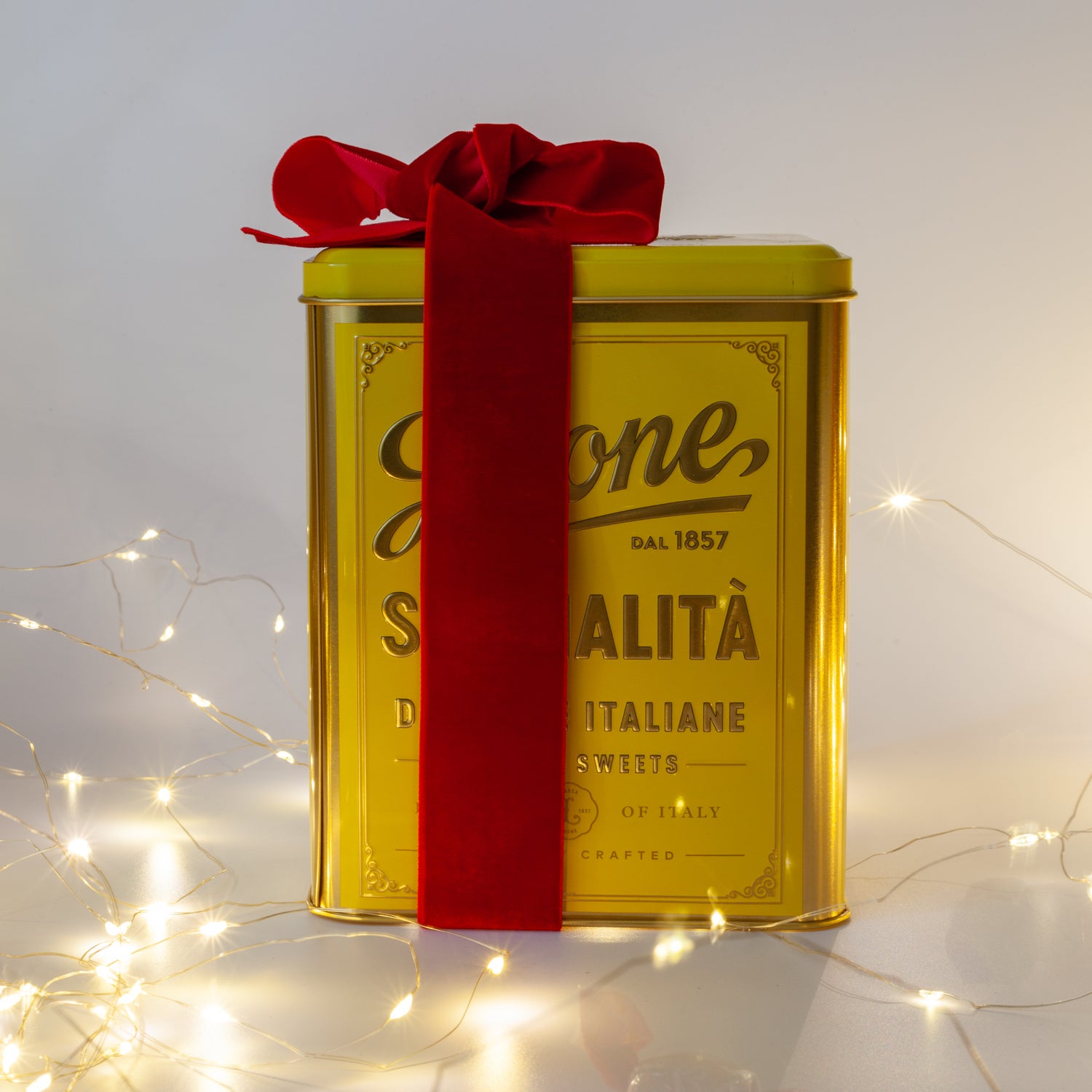 Weihnachtsdose Pastiglie Leone - mit Fruchtgeleebonbons