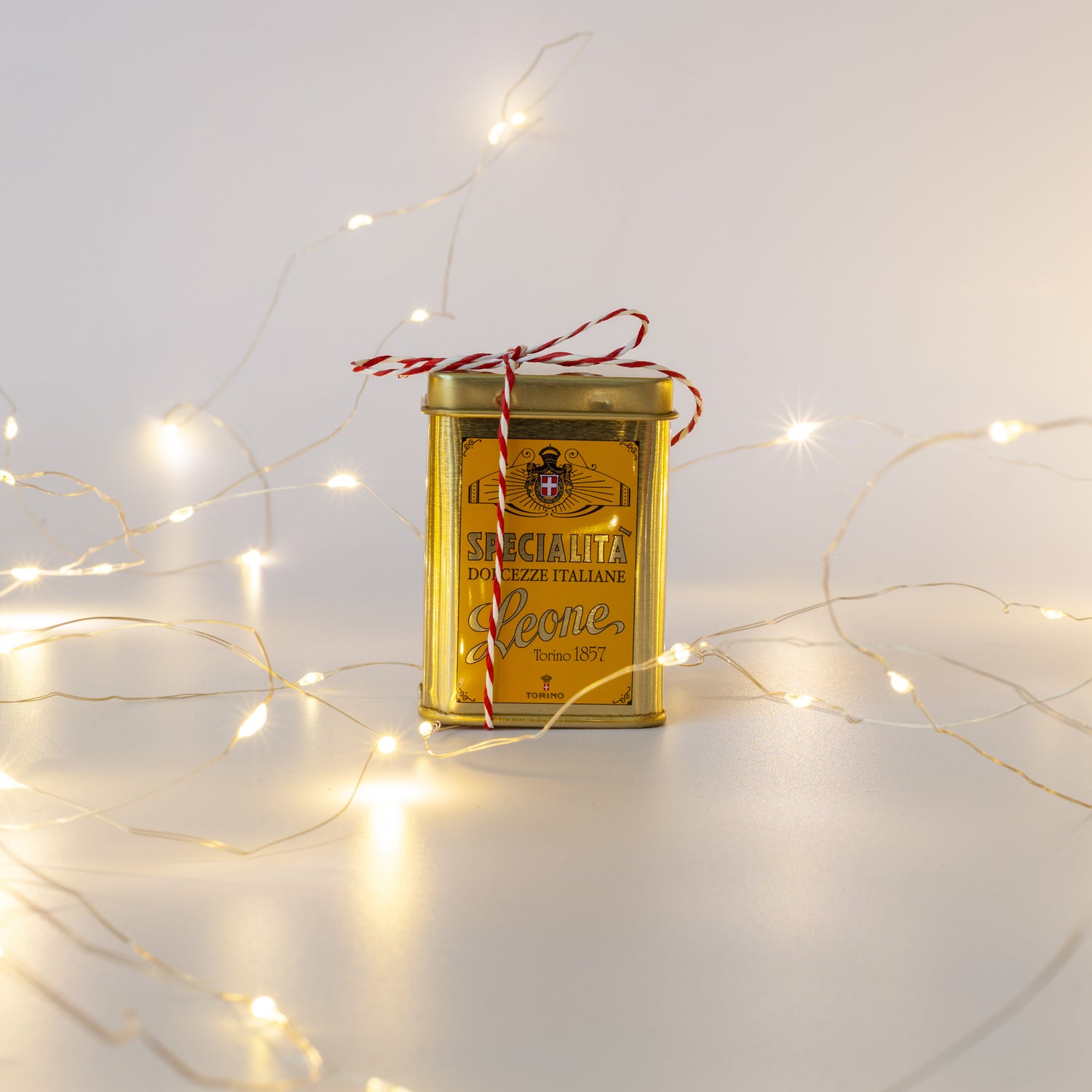 Weihnachtsdose Pastiglie Leone - mit Pastillen