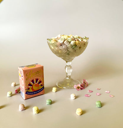 Leone e piccole storie di felicita con pavone e miste dissetanti