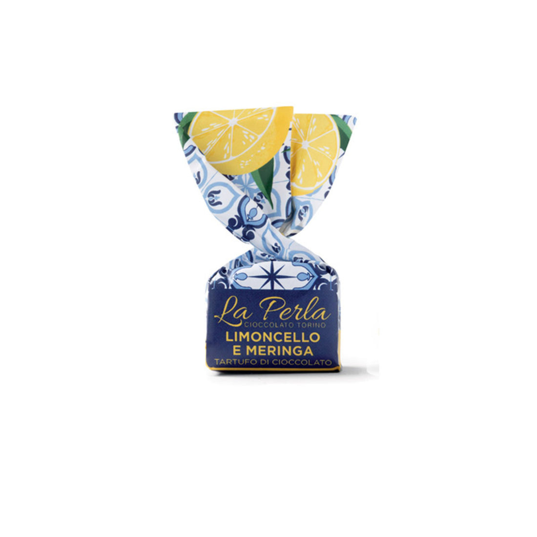 La Perla di Torino Trüffelpraline Limoncelo e meringa