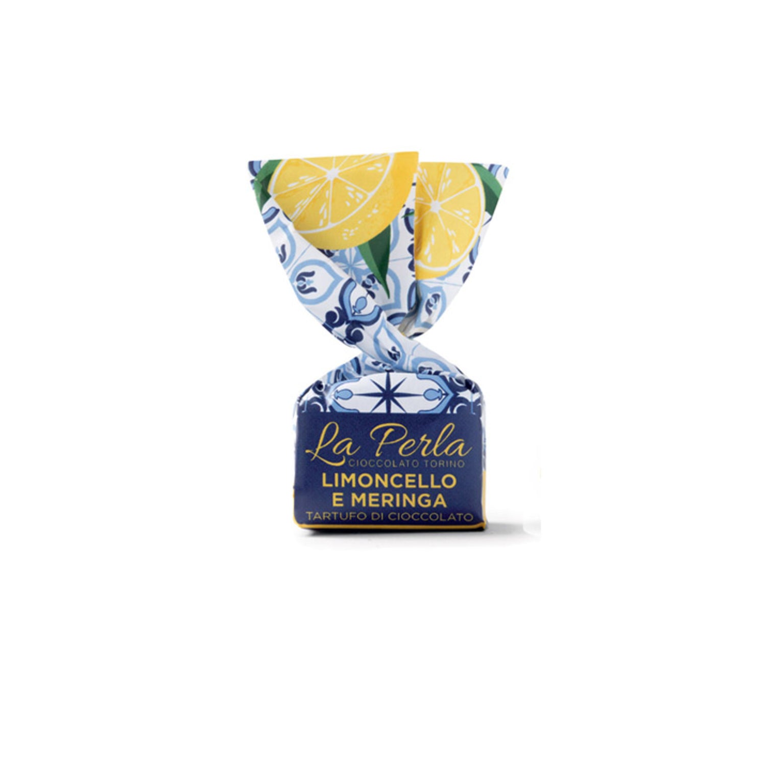La Perla di Torino Trüffelpraline Limoncelo e meringa