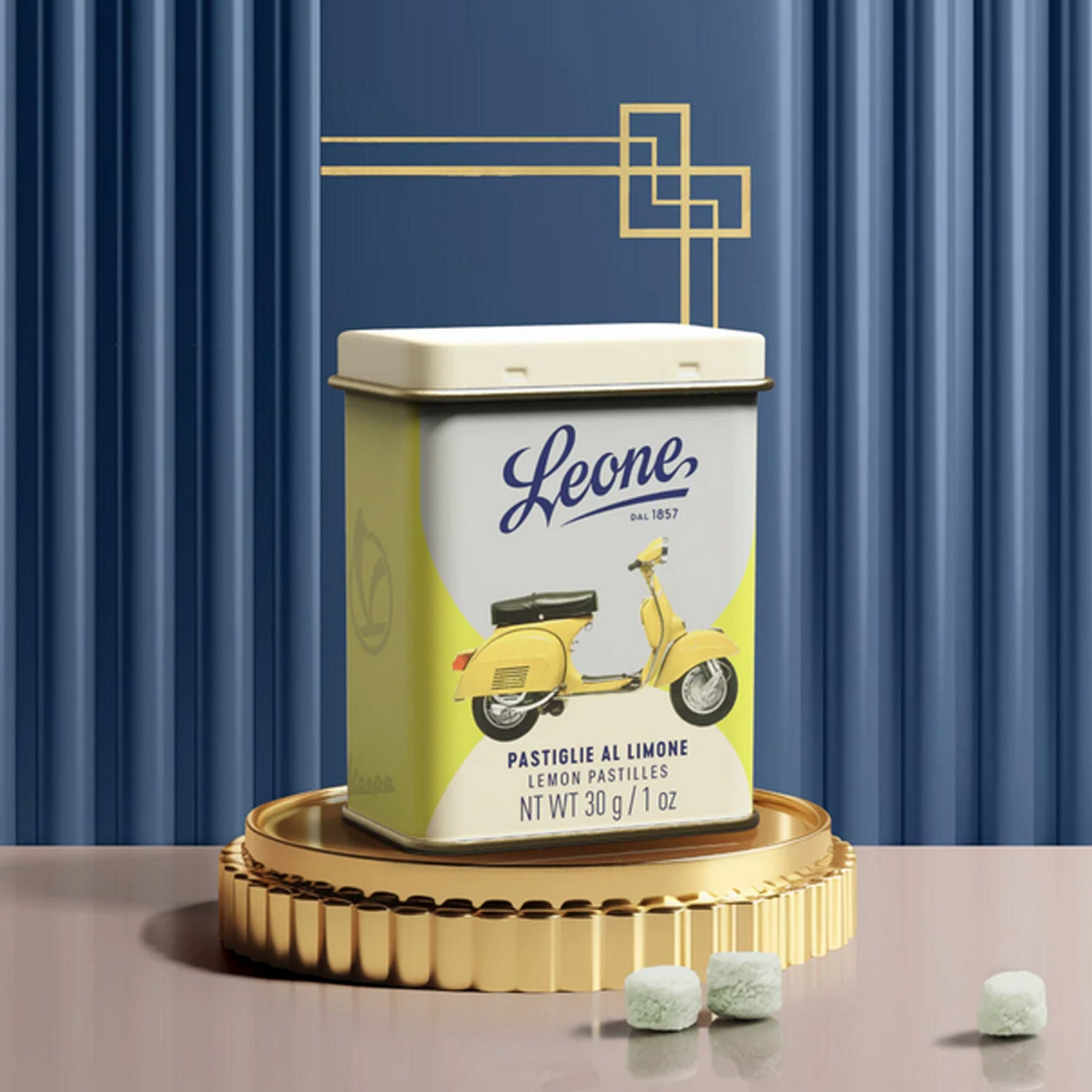 Pastillen Zitrone für die Vespa 180 Rally