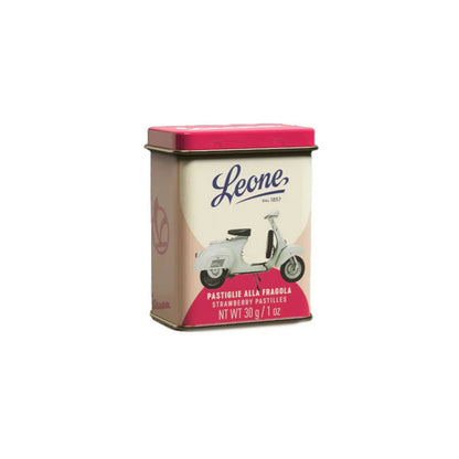 Jubiläumsdose Vespa mit Erdbeerenpastillen Leone