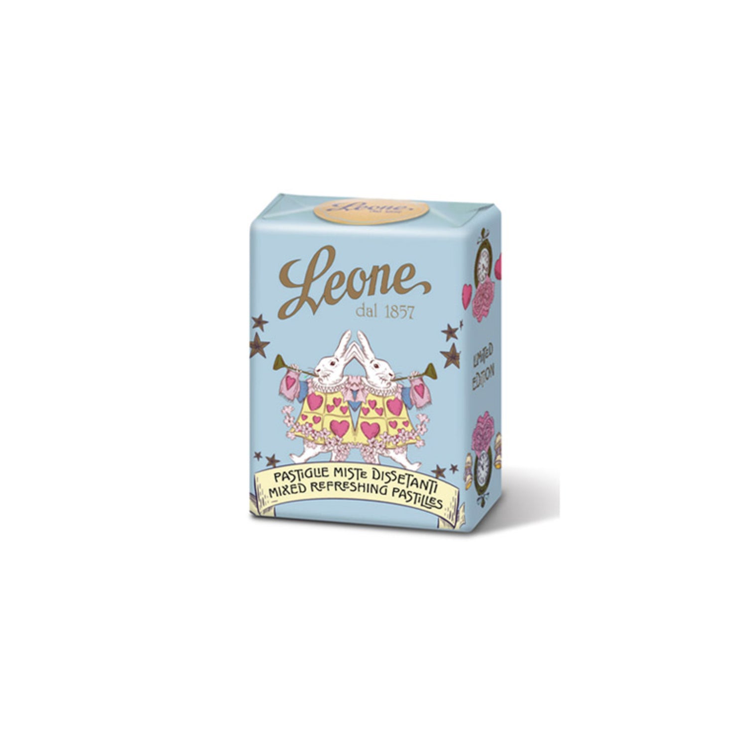 Pastiglie Leone weiße Hase Pastillen Alice-Edition