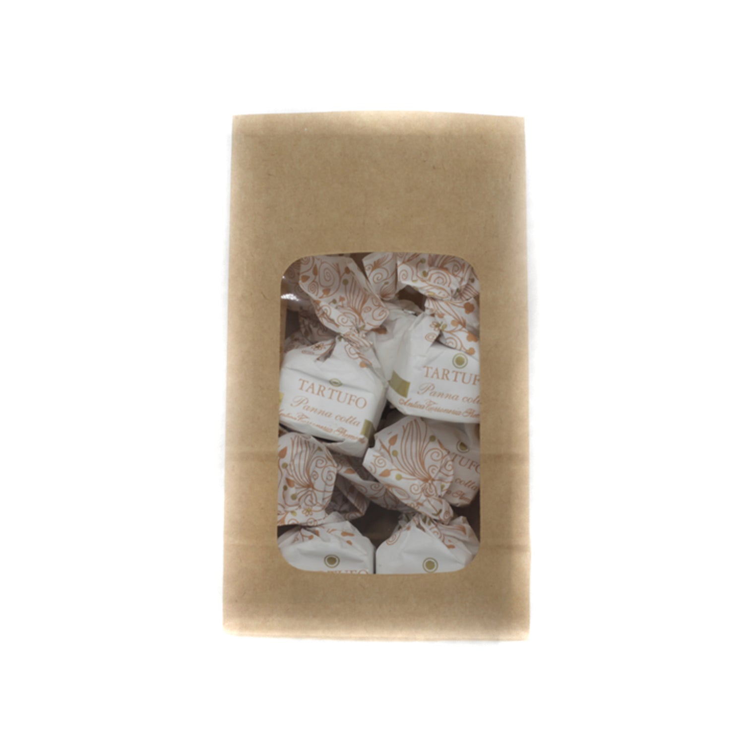 Antica Torroneria Piemontese Tüte Tartufi Dolci Panna Cotta