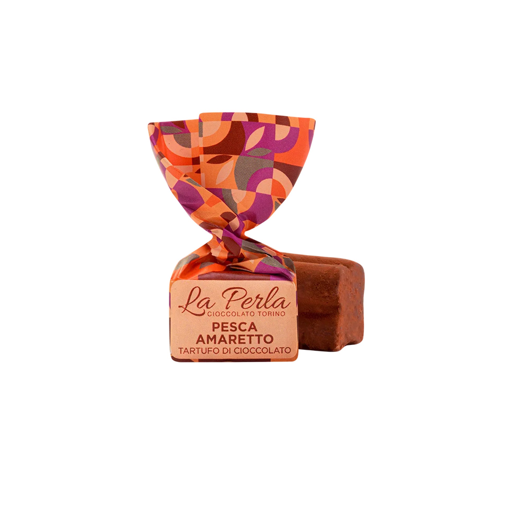 Tartufo di cioccolato La Perla di Torino Pesca Amaretto