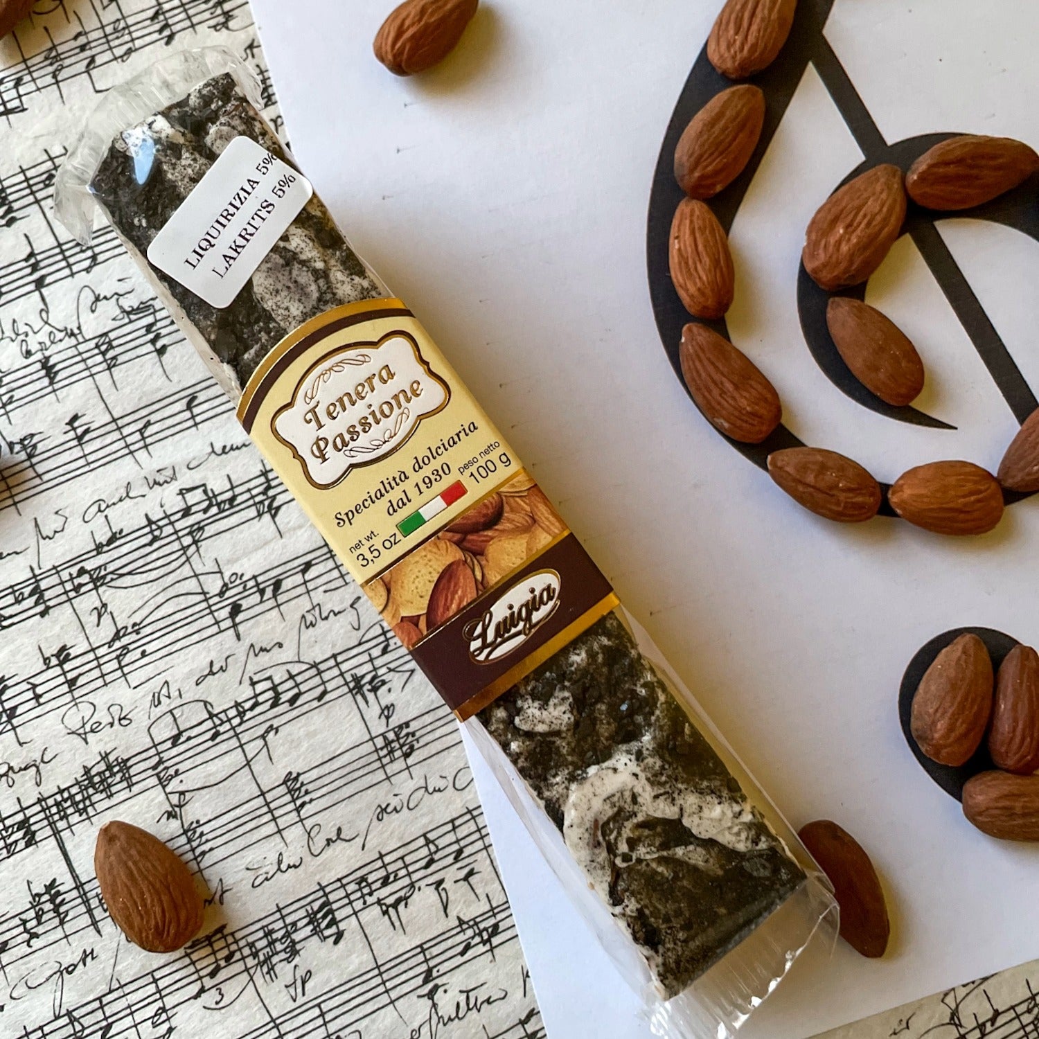 Dolciaria Luigia weicher Torrone mit Lakritz 