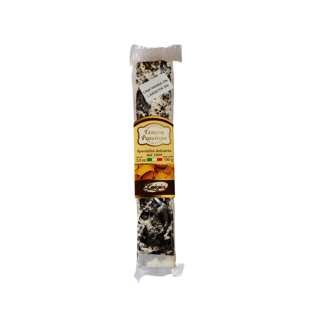 Dolciaria Luigia Torrone mit Lakritz Nougat Riegel