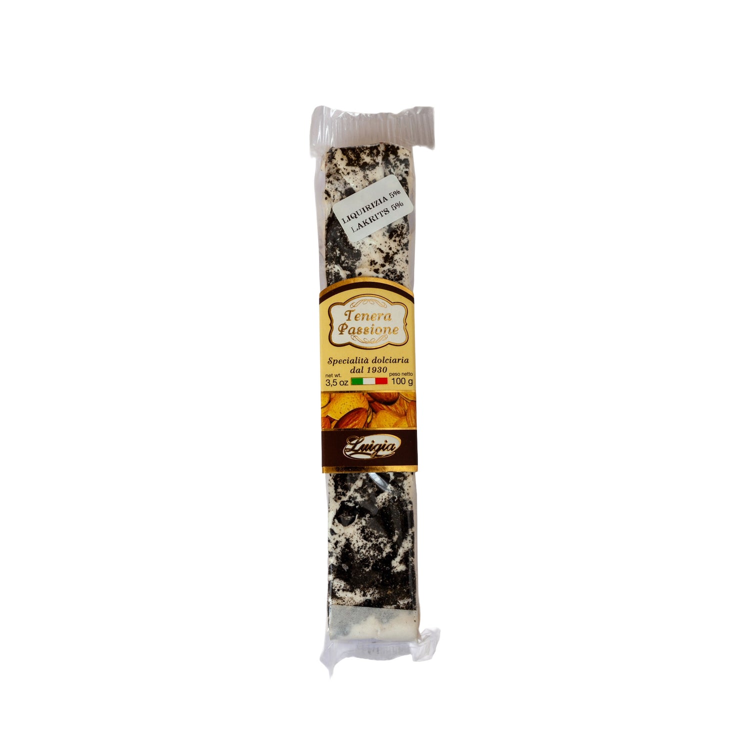 Dolciaria Luigia Torrone mit Lakritz Nougat Riegel
