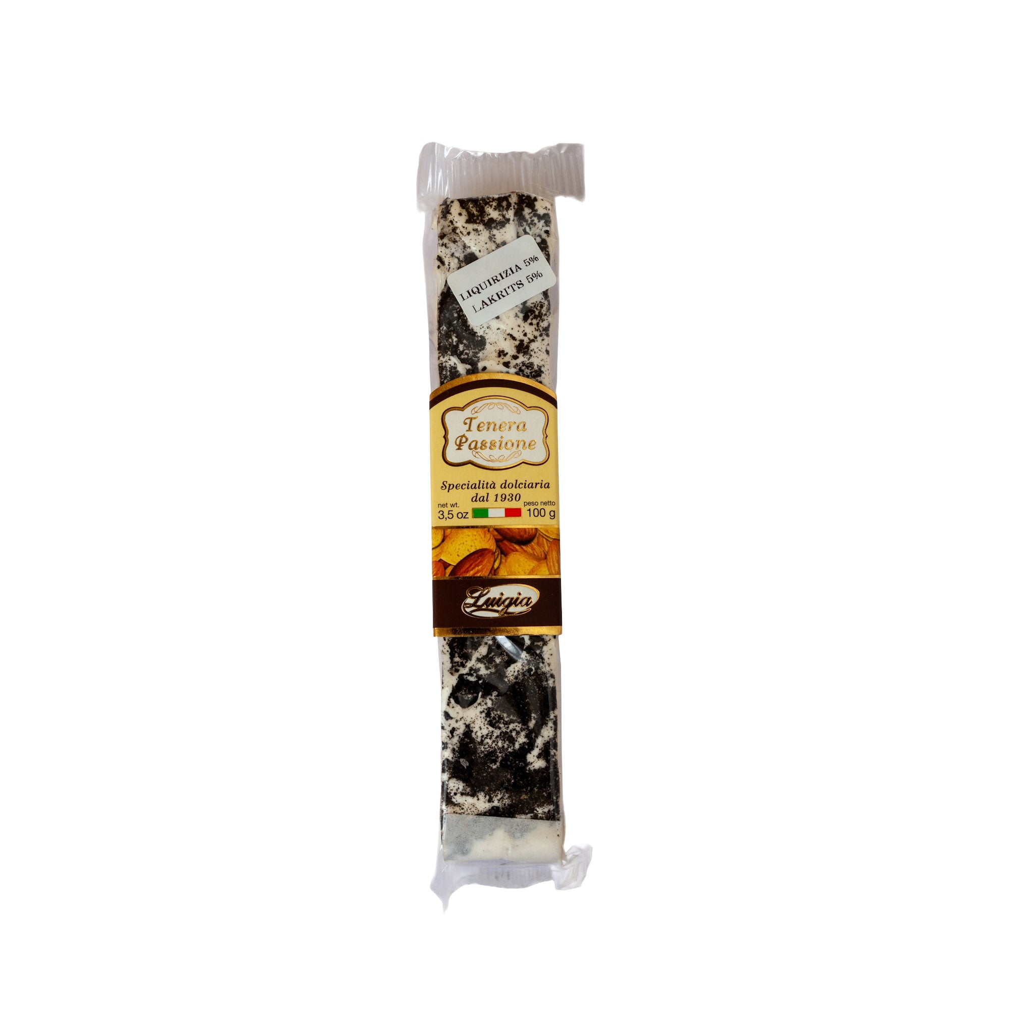 Dolciaria Luigia Torrone mit Lakritz Nougat Riegel