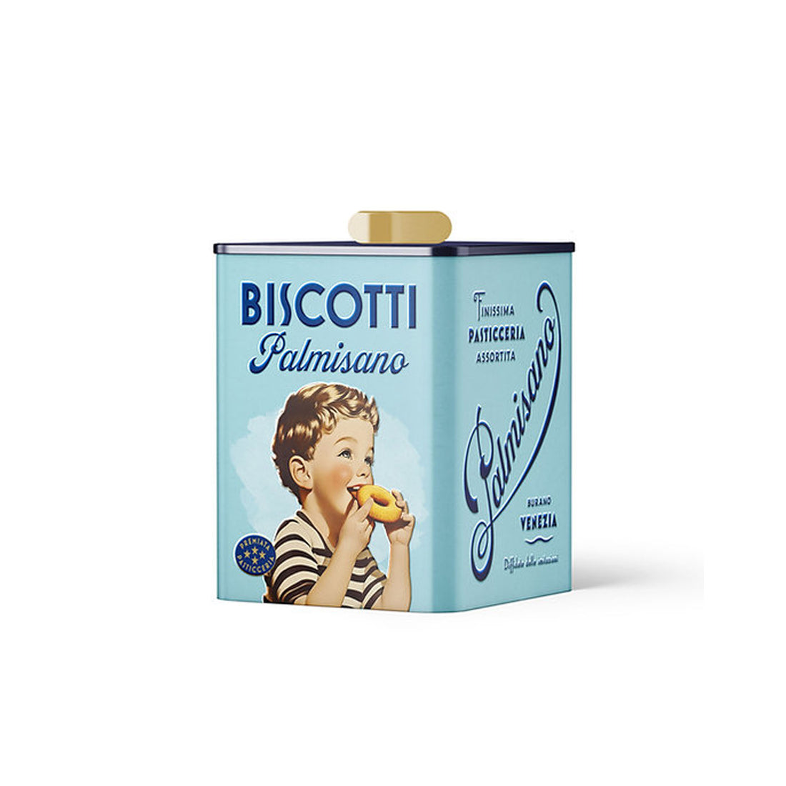Palmisano Biscotti - Lattina Vintage blu