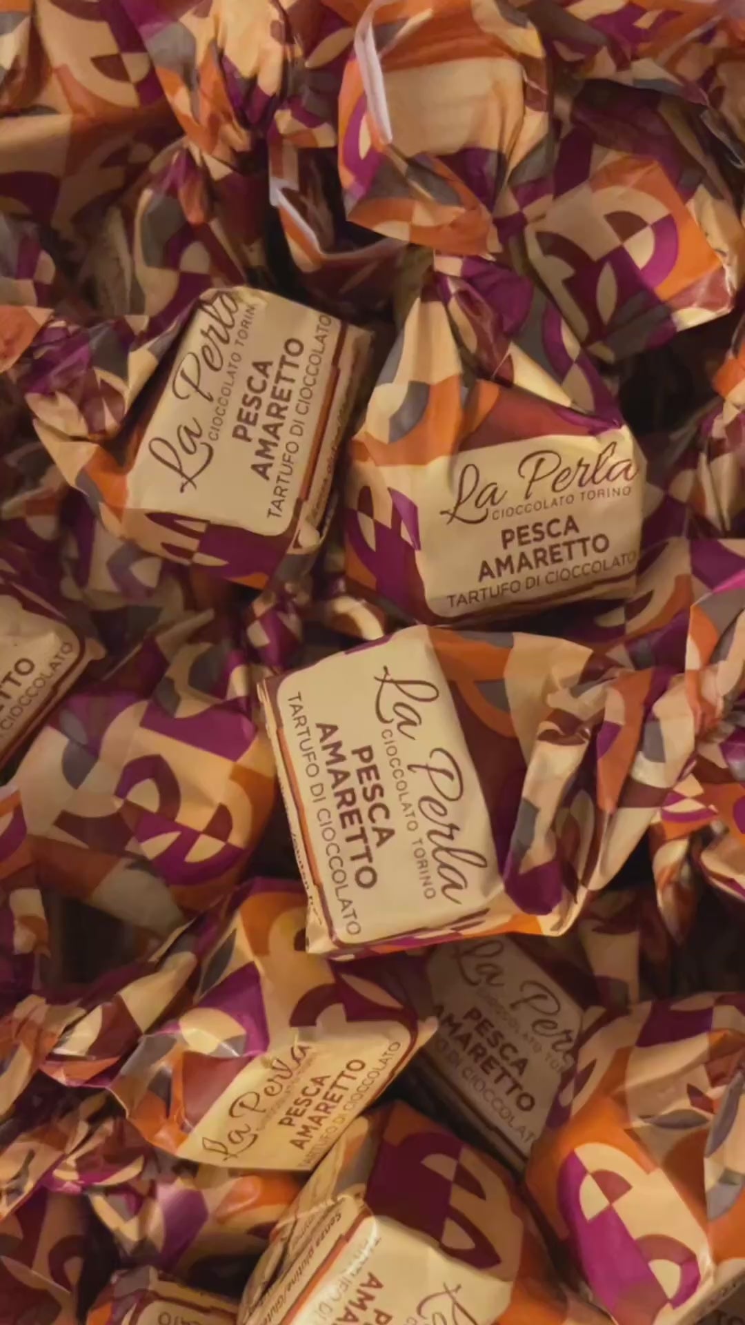 La Perla Tartufo Dolce di cioccolato Pesca Amaretto