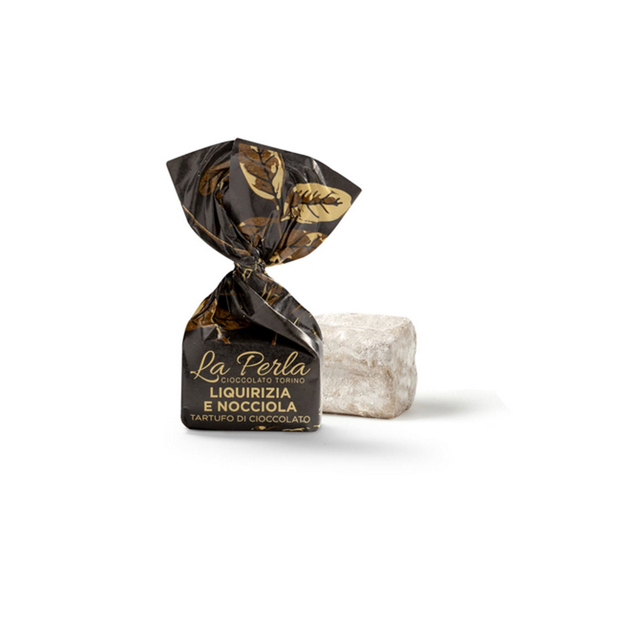 La Perla di Torino tartufo di cioccolato liquirizia