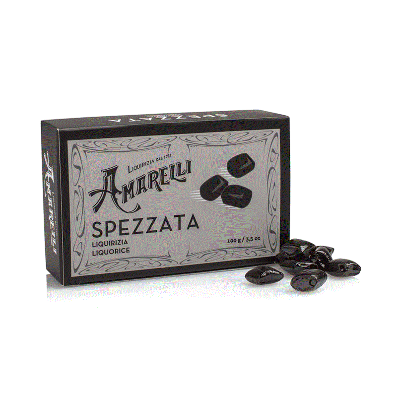 Amarelli Spezzata Lakritz-Stücke Schachtel 100g