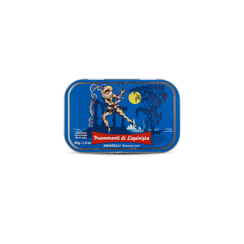 Amarelli pure Lakritz mit Anis Arlecchino Rombetti