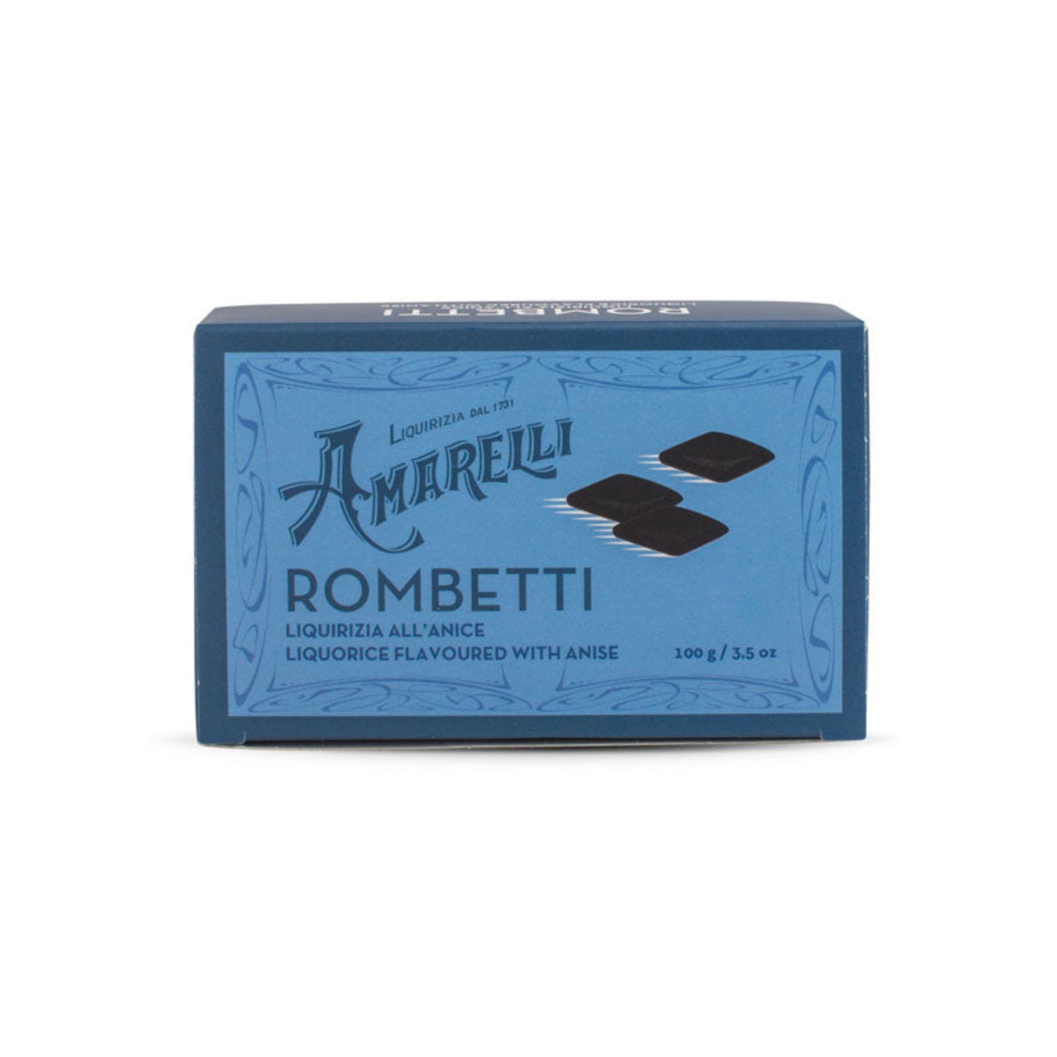 Rombetti von Amarelli Lakritze mit Anis 100g Schachtel
